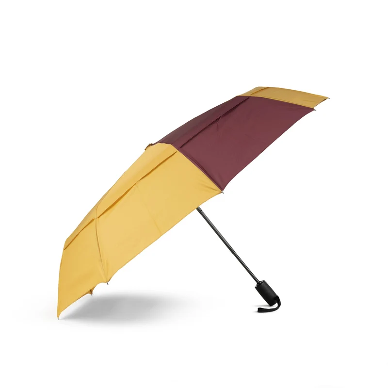 ROKA Waterloo Regenschirm aus recyceltem Nylon in Mais/Pflaume