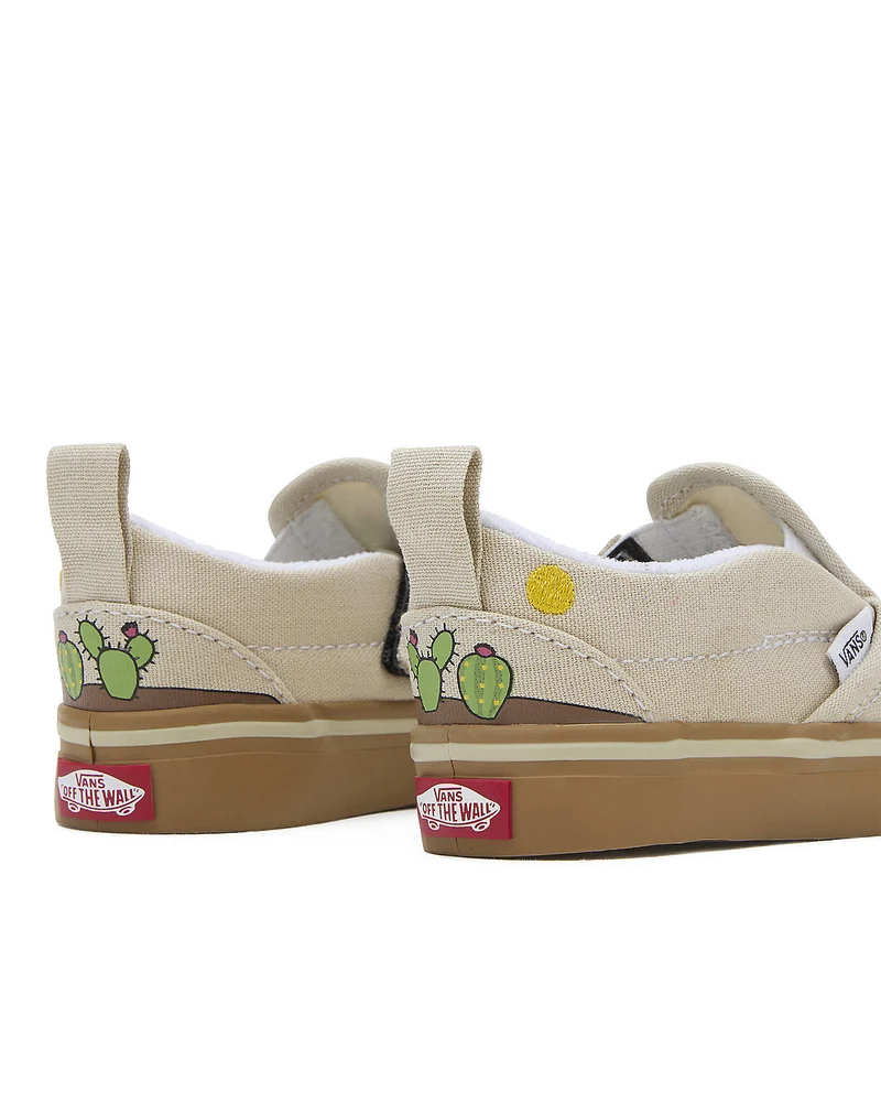 VANS Kleinkind-Slip-on-Cactus-Turnschuhe – Grün