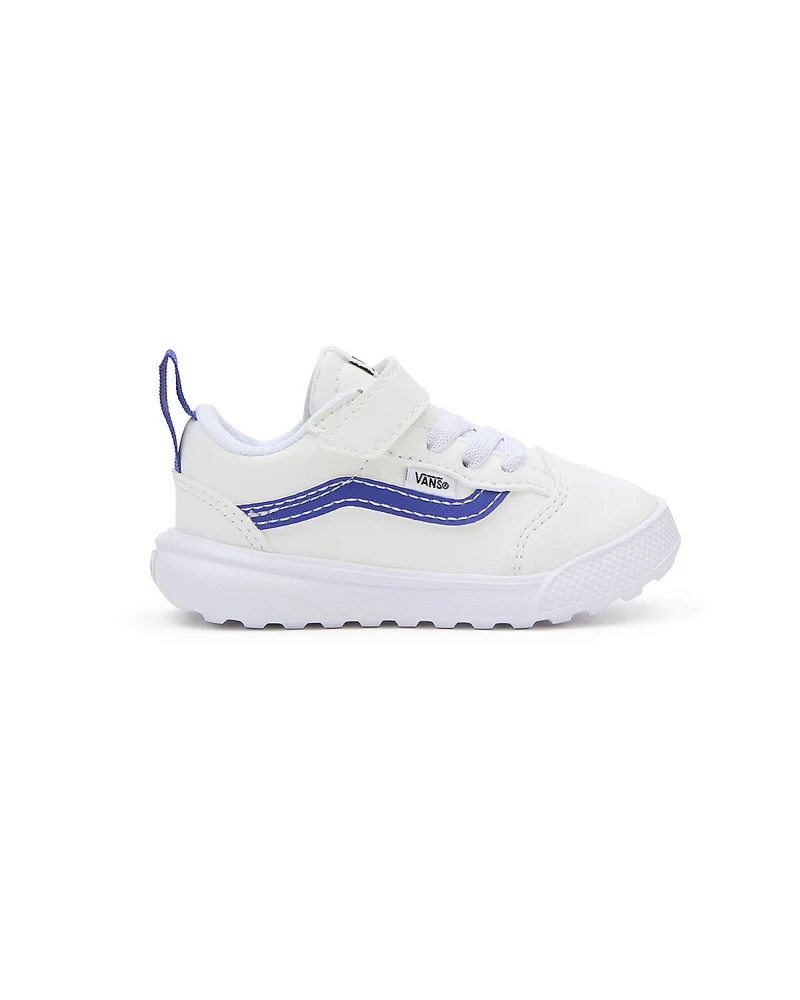 VANS UltraRange 66 V Pop Sidestripe-Turnschuhe für Kleinkinder – Weiß / Blau