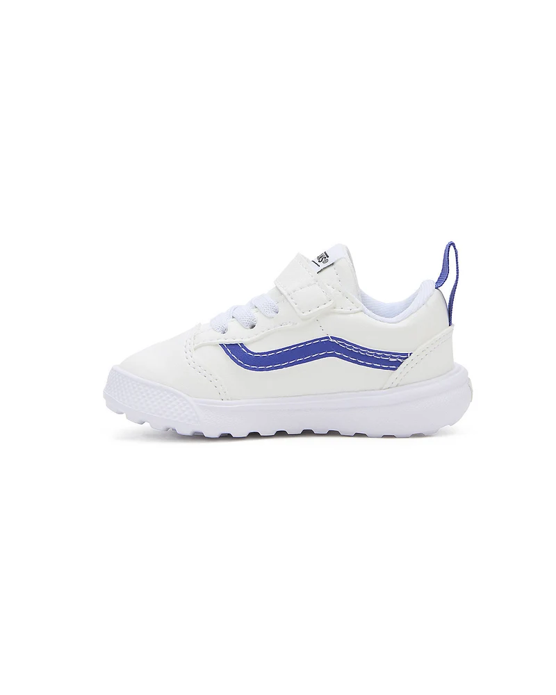 VANS UltraRange 66 V Pop Sidestripe-Turnschuhe für Kleinkinder – Weiß / Blau