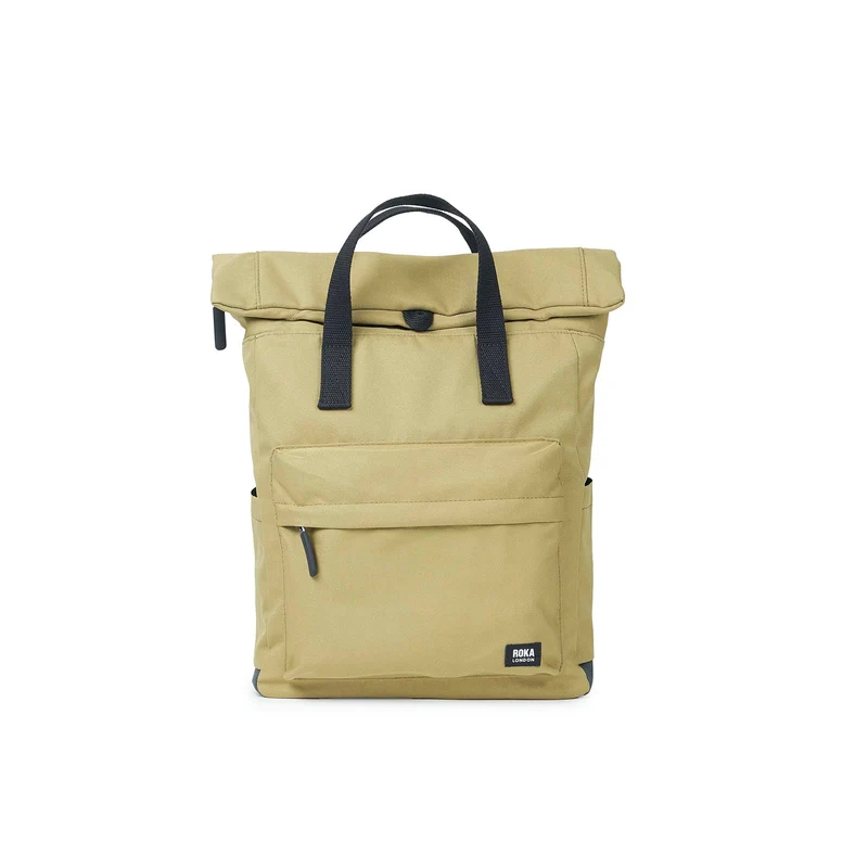 ROKA Black Label Canfield B Khaki Medium Tasche aus recyceltem Canvas