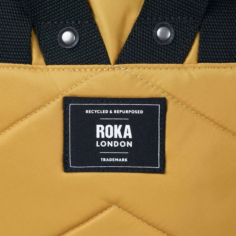 ROKA Black Label Canfield B Flax Medium Tasche aus recyceltem Canvas