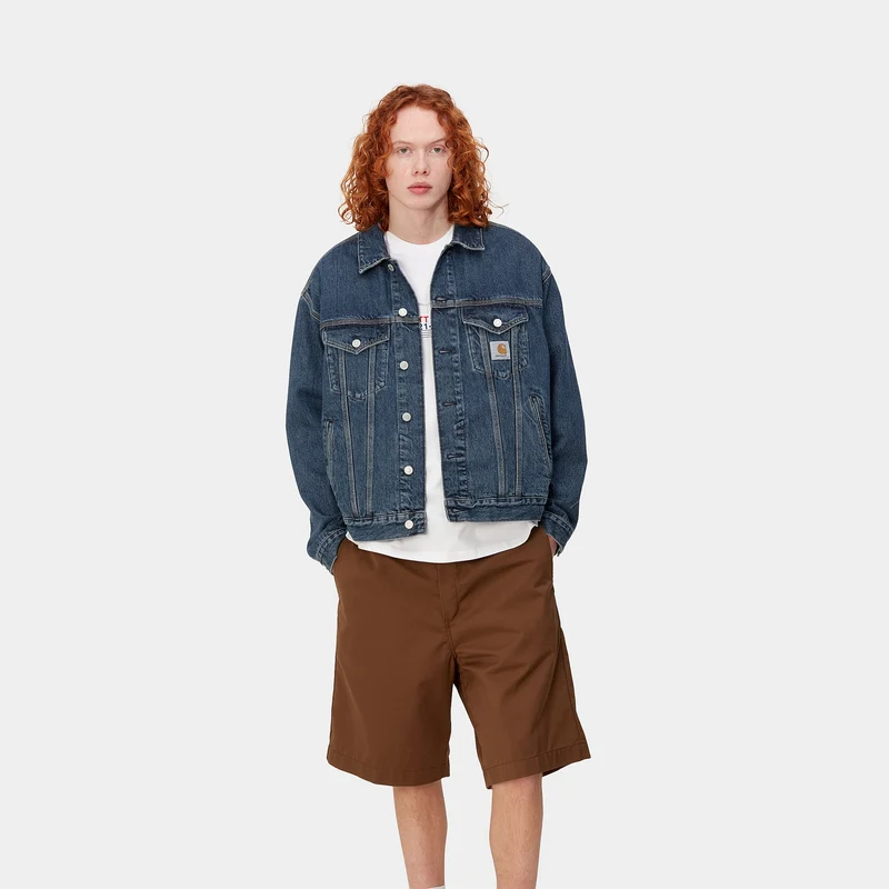 Carhartt WIP Herren Helston Jacke - Blue Cloud Stone