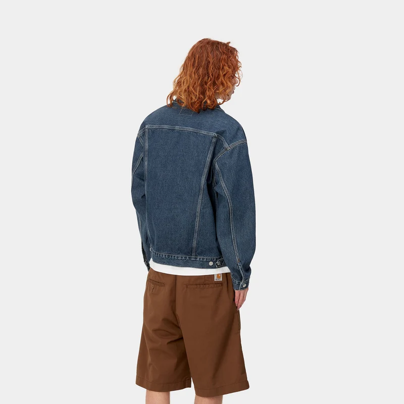 Carhartt WIP Herren Helston Jacke - Blue Cloud Stone