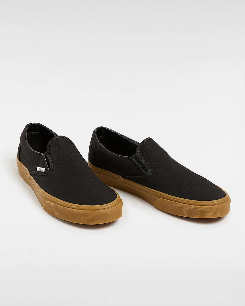VANS Klassische Unisex-Slip-On-Sneaker – Schwarz/Gummi
