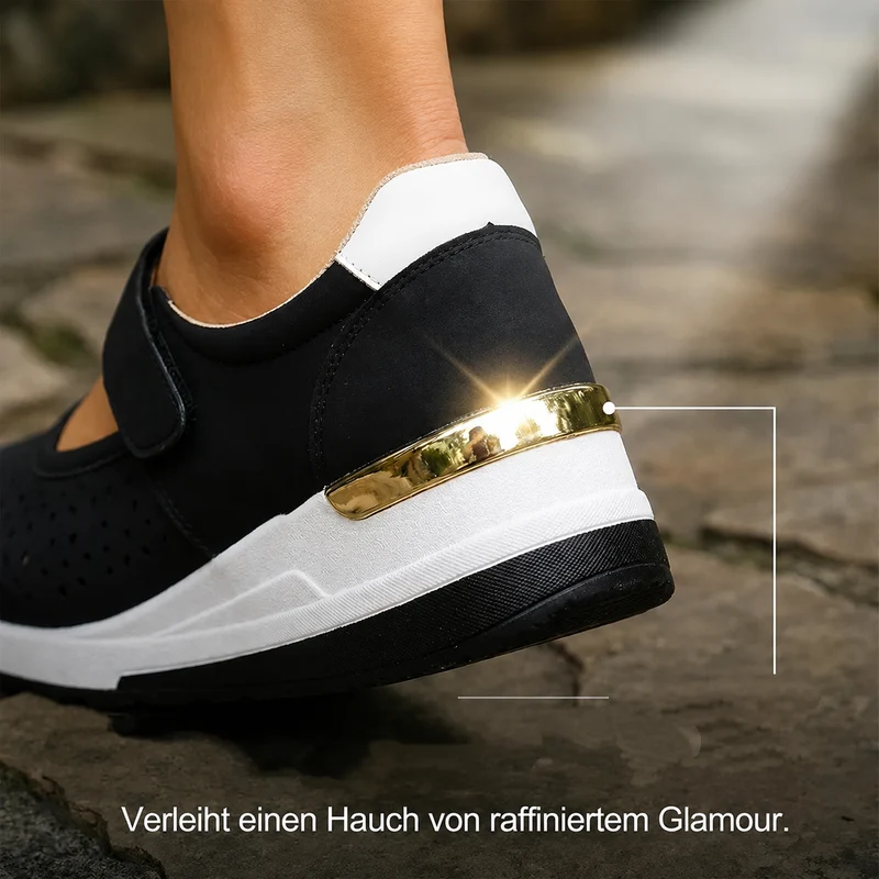 Amarise | Damen-Plateauschuhe mit Cut-outs und weichem Tragegefühl