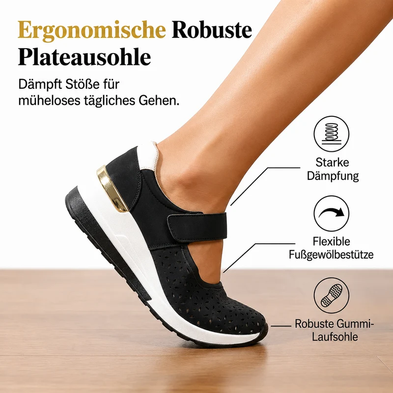 Amarise | Damen-Plateauschuhe mit Cut-outs und weichem Tragegefühl