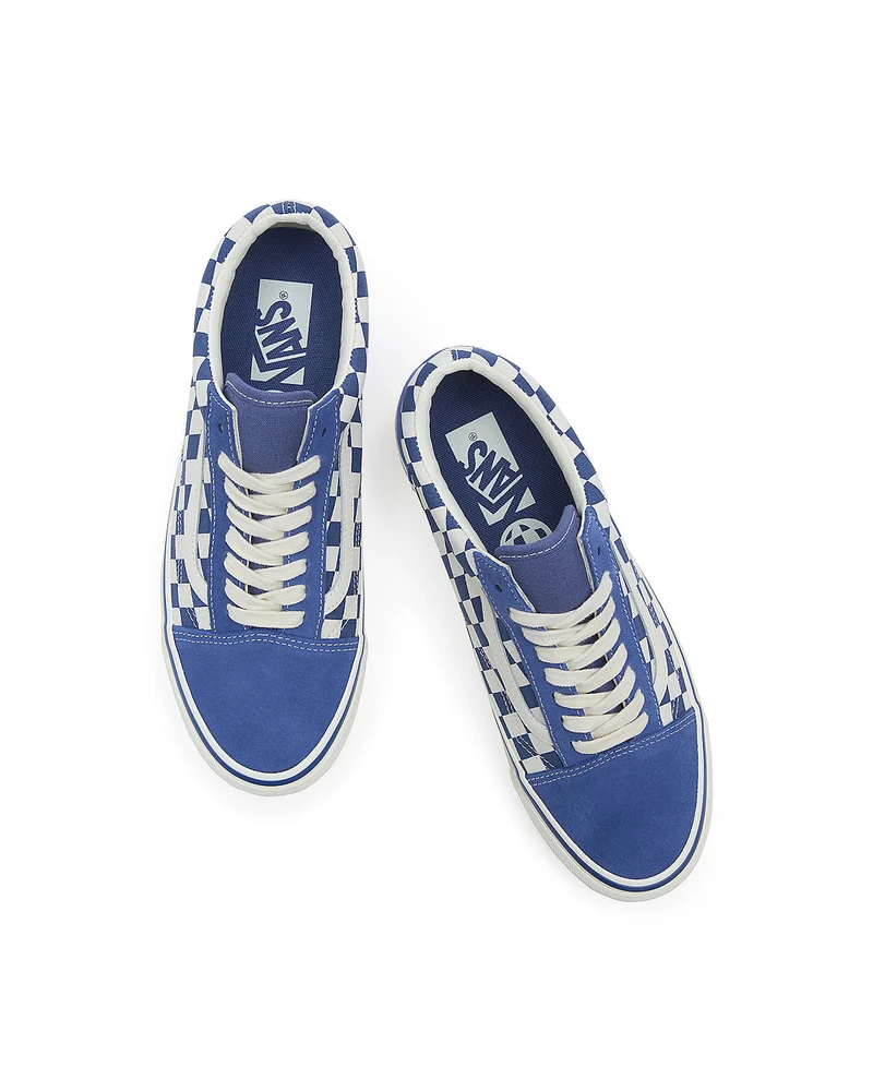 VANS Unisex-Old-Skool-Turnschuhe – Schachbrettblau