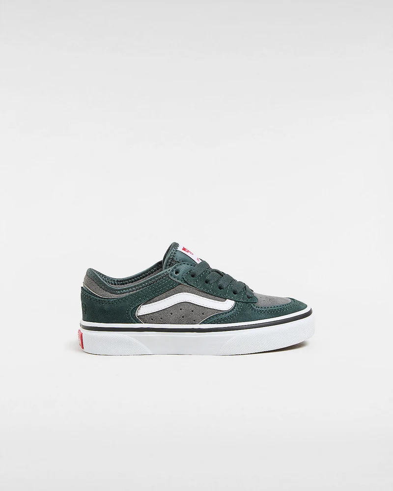 VANS Rowley-Turnschuhe für Kinder – Green Gables / Weiß