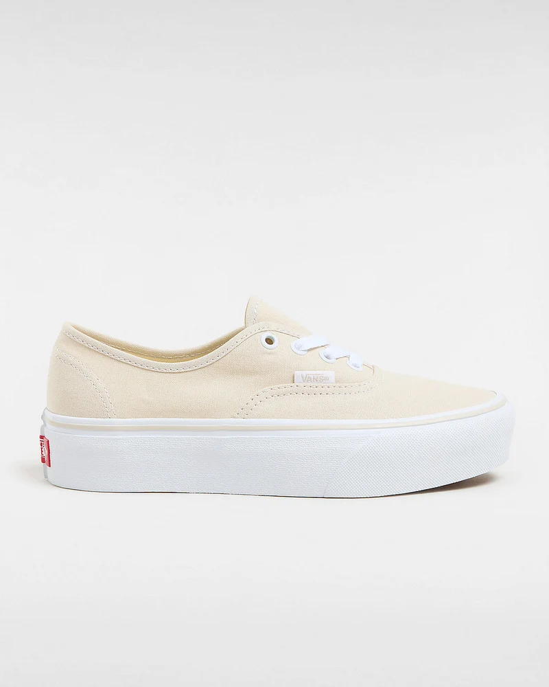 VANS Unisex Authentic Platform 2.0 Trainer – Rainy Day Beige