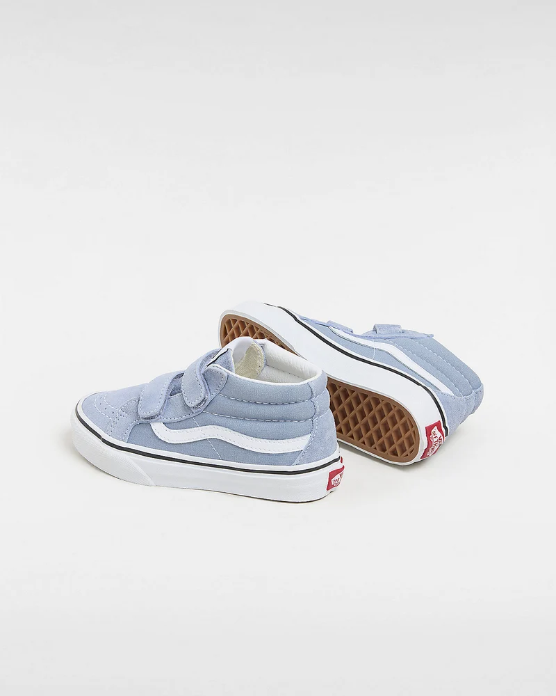 VANS Kinder Sk8-Mid Reissue V Color Theory Trainer – Dusty Blue