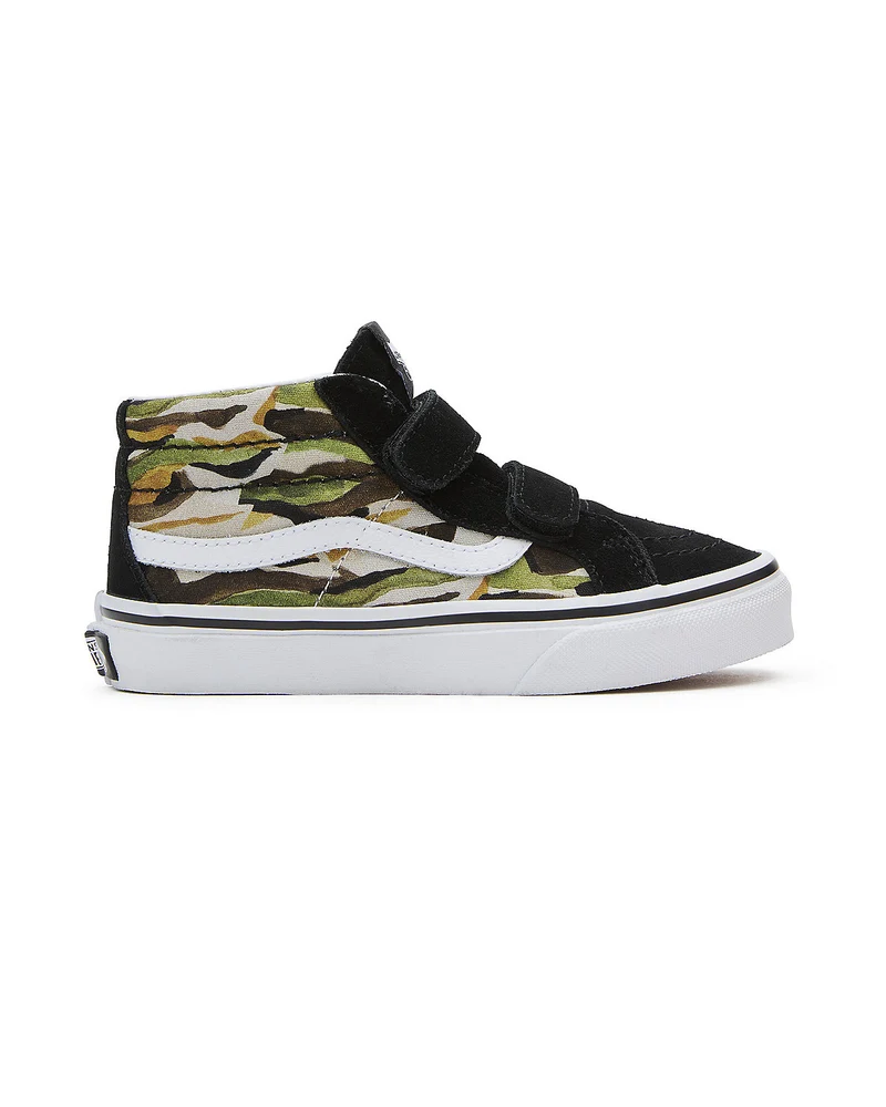 VANS Kinder Sk8-Mid Reissue V Painted Camo Trainer – Grün