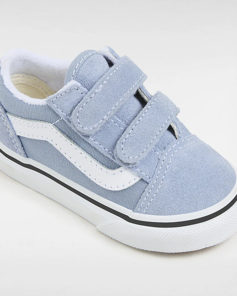 VANS Old Skool V Color Theory-Sneaker für Kleinkinder – Dusty Blue