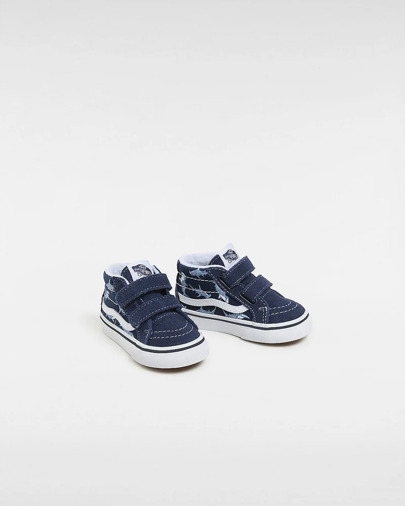 VANS Sk8-Mid Reissue V-Turnschuhe für Kleinkinder – Blau