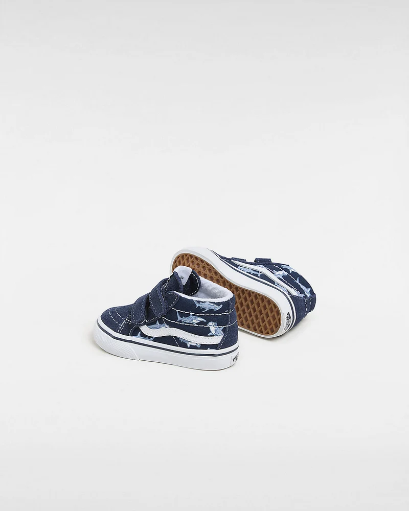 VANS Sk8-Mid Reissue V-Turnschuhe für Kleinkinder – Blau