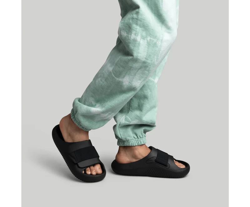Crocs Unisex Mellow Luxe Recovery Slide - Schwarz