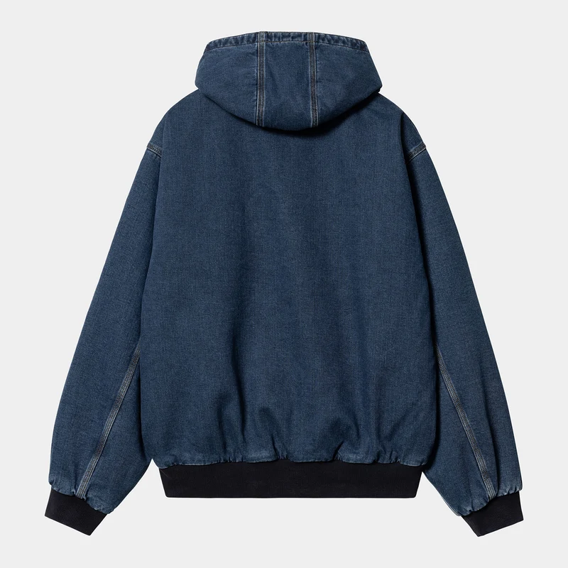 Carhartt WIP Herren OG Active Stone-Washed Jacke - Blau