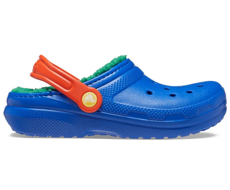 CROCS Kinderklassiker Lined Clog - Blauer Blitz