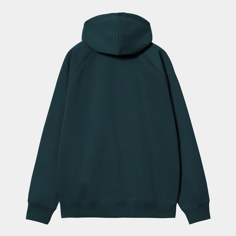 Carhartt WIP Herren Chase Reißverschluss vorne Jacke Hoodie - Entenblau