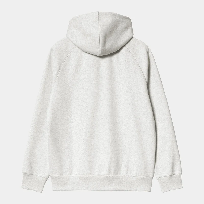 Carhartt WIP Herren Chase Kapuzenjacke mit Reißverschluss vorne - Ash Heather