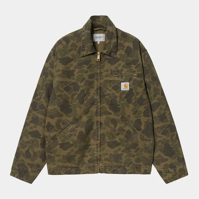 Carhartt WIP Duck Detroit Jacke für Herren - Entengrün / Bürogrün