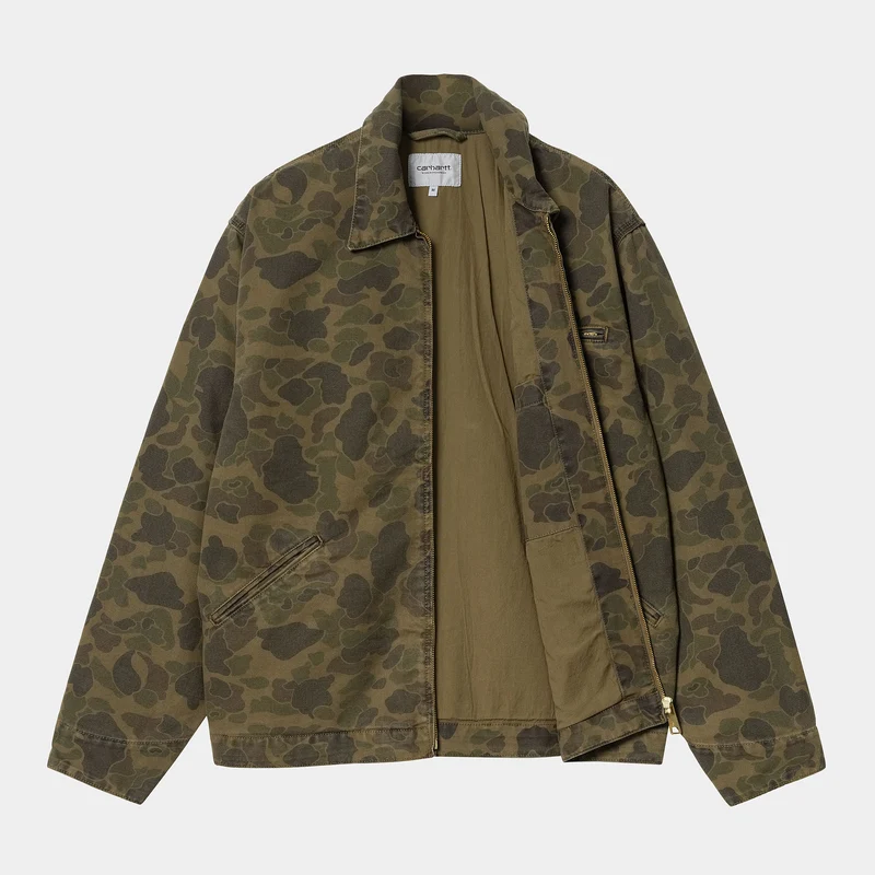 Carhartt WIP Duck Detroit Jacke für Herren - Entengrün / Bürogrün
