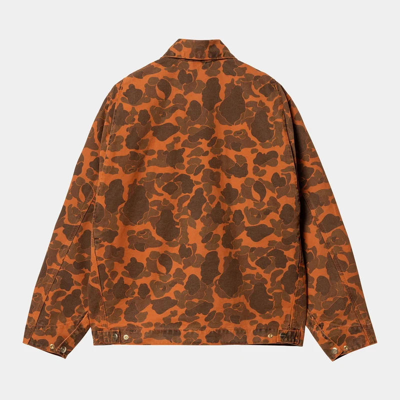 Carhartt WIP Duck Detroit Jacke für Herren - Entengrün / Kurkuma
