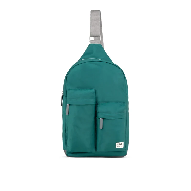 ROKA Willesden M XL Recycling-Nylon-Tasche – Türkis