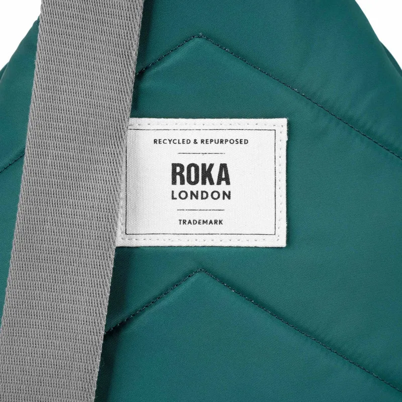 ROKA Willesden M XL Recycling-Nylon-Tasche – Türkis