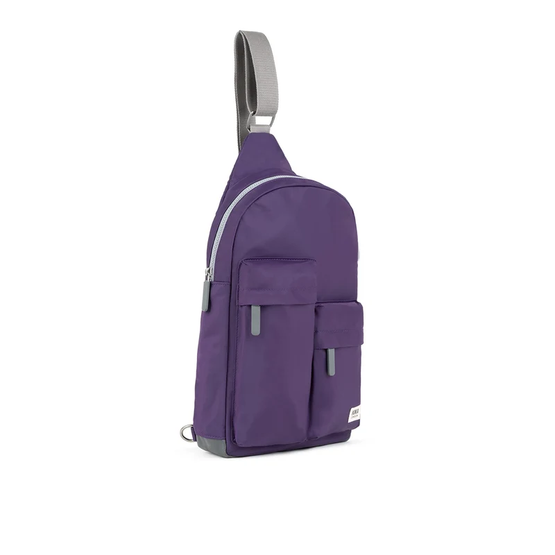 ROKA Willesden M XL Recycling-Nylon-Tasche – Majestätisches Lila