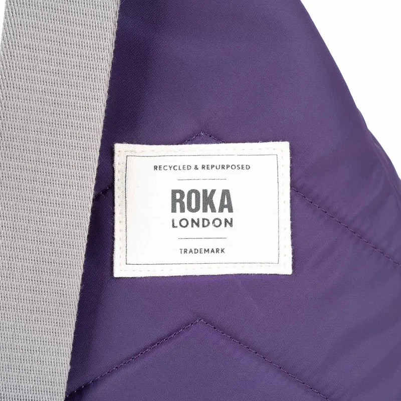 ROKA Willesden M XL Recycling-Nylon-Tasche – Majestätisches Lila