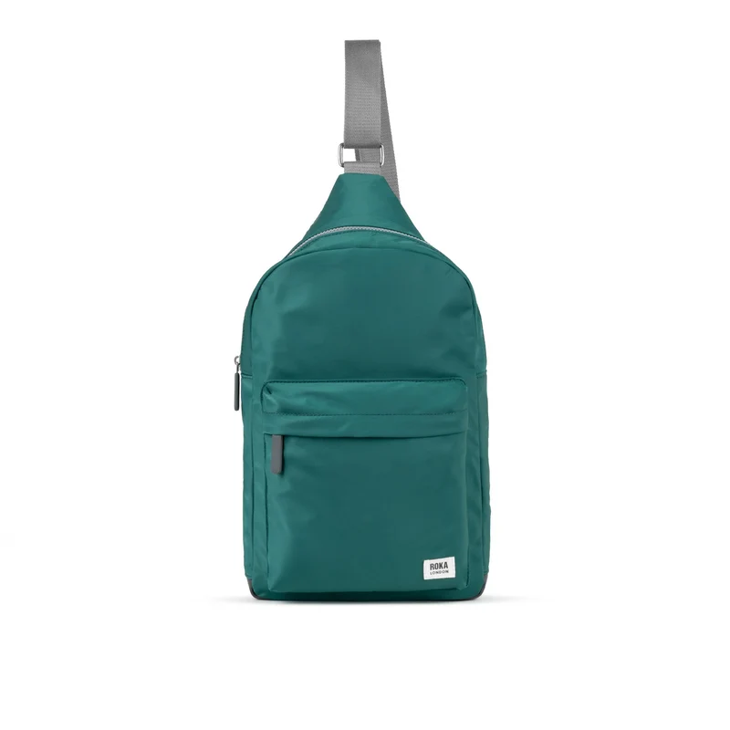 ROKA Willesden B XL Tasche aus recyceltem Nylon – Türkis