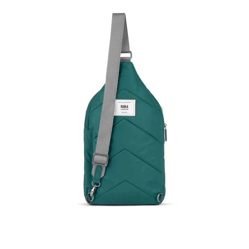 ROKA Willesden B XL Tasche aus recyceltem Nylon – Türkis