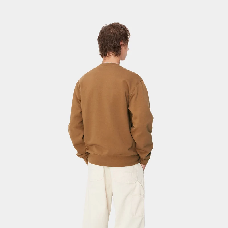 Carhartt WIP Sweat-Oberteil mit Herzzug für Herren - Hamilton Brown