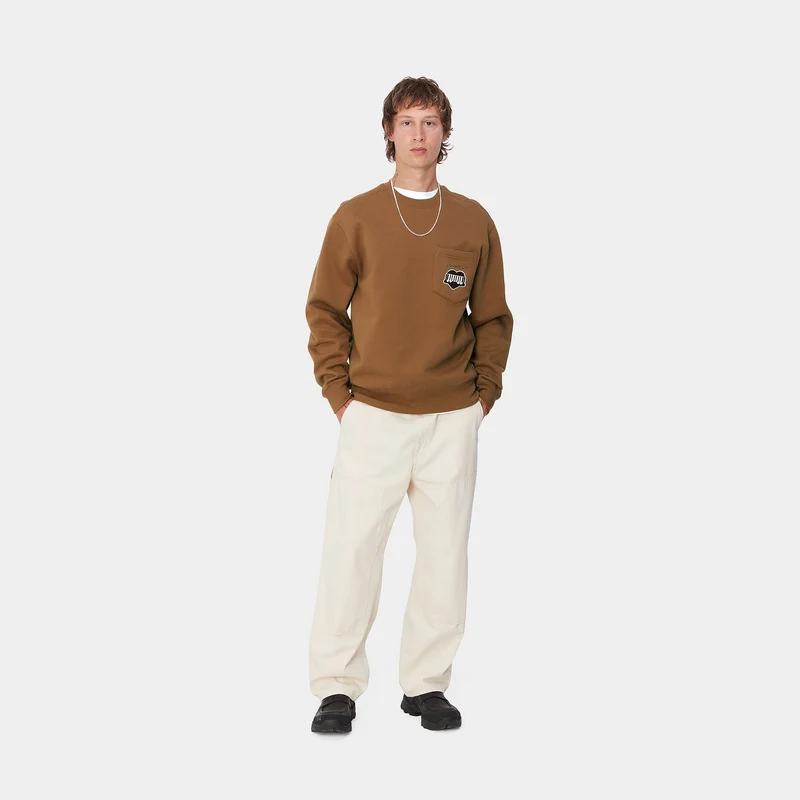 Carhartt WIP Sweat-Oberteil mit Herzzug für Herren - Hamilton Brown