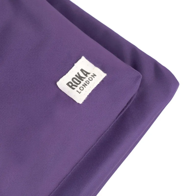 ROKA Chelsea B Majestic Purple Tasche aus recyceltem Nylon