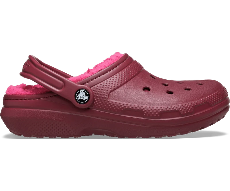 Crocs Unisex-Klassiker Lined Clog - Rote Beete