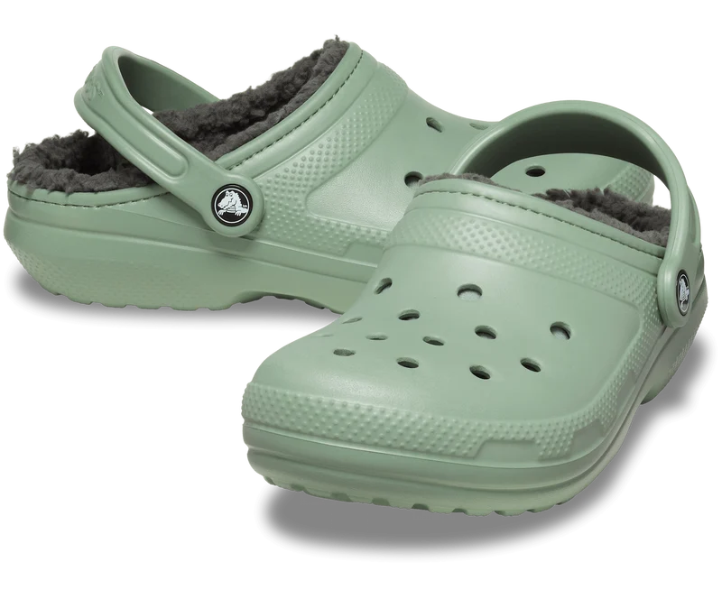 Crocs Unisex-Klassiker Lined Clog - Moos