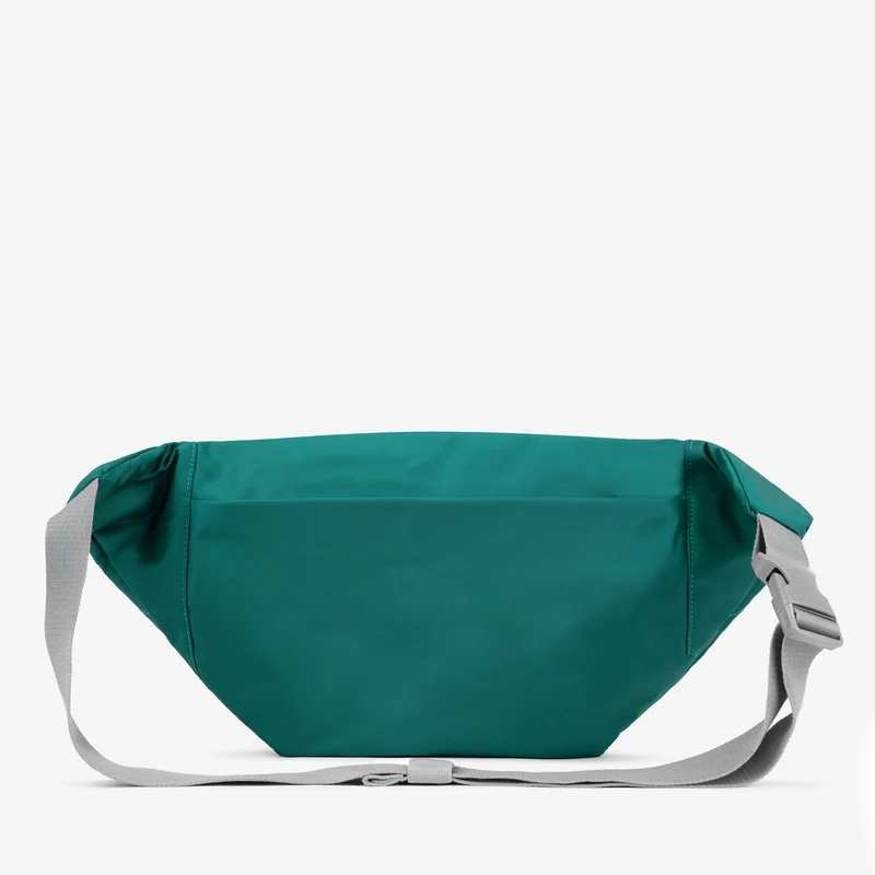 ROKA Ovale M XL-Tasche aus recyceltem Nylon - Blaugrün