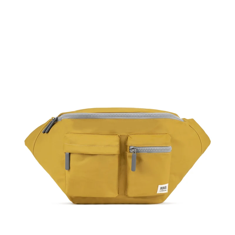 ROKA Ovale M XL-Tasche aus recyceltem Nylon - Mais