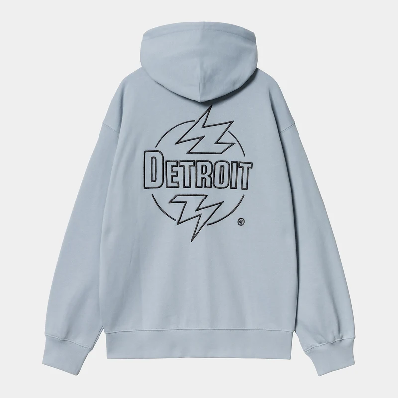Carhartt WIP Ablaze Kapuzenjacke für Herren mit Reißverschluss vorne - Misty Sky