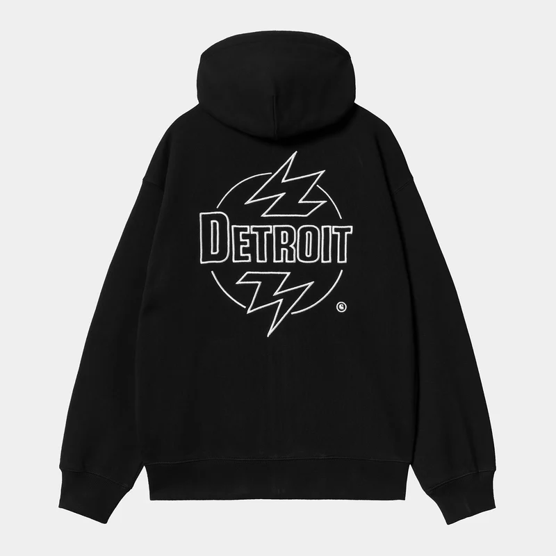 Carhartt WIP Ablaze Kapuzenjacke mit Reißverschluss vorne für Herren - Schwarz