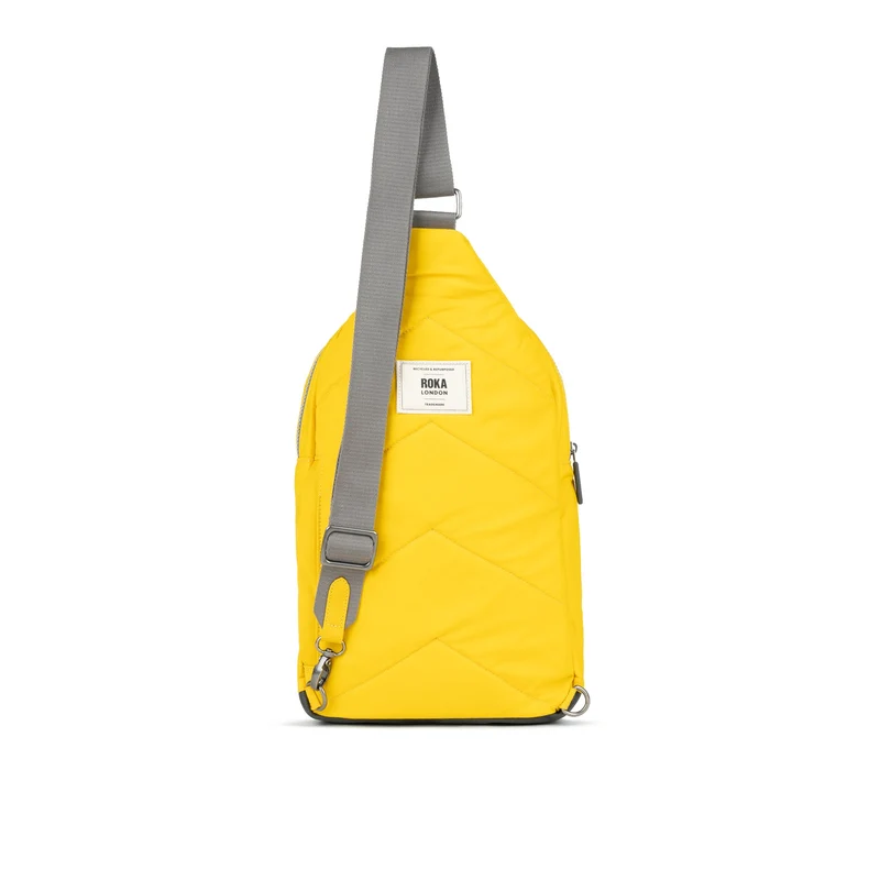 ROKA Willesden B XL Recycling-Nylon-Tasche – Senfgelb