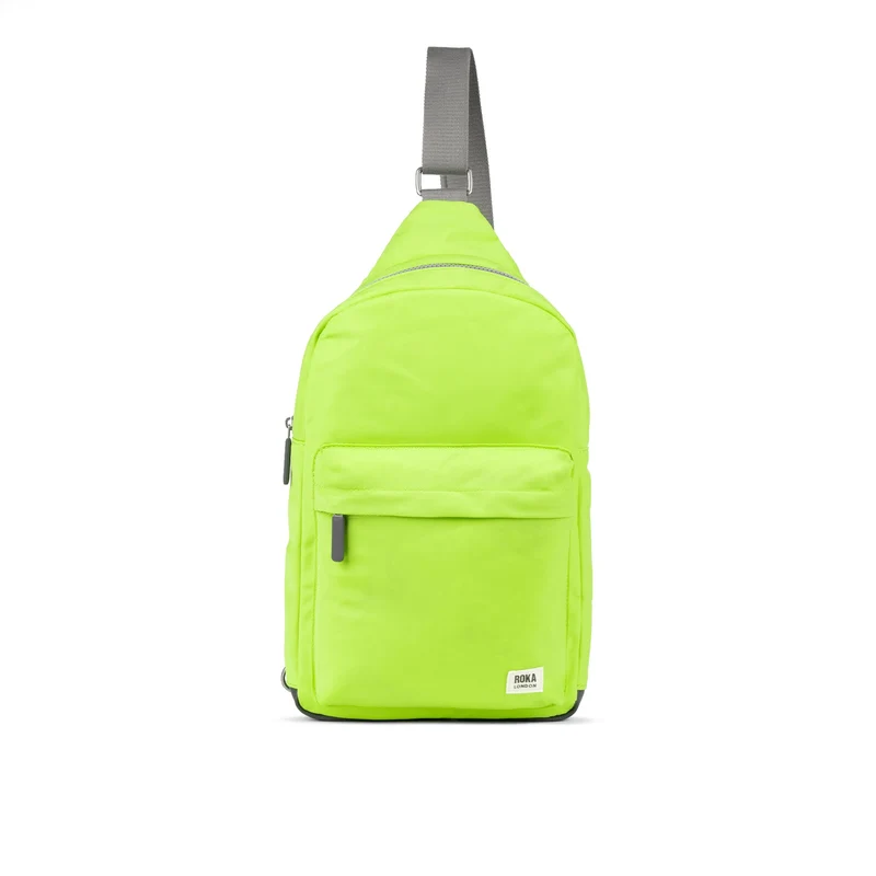 ROKA Willesden B XL Recycling-Nylon-Tasche – Limette