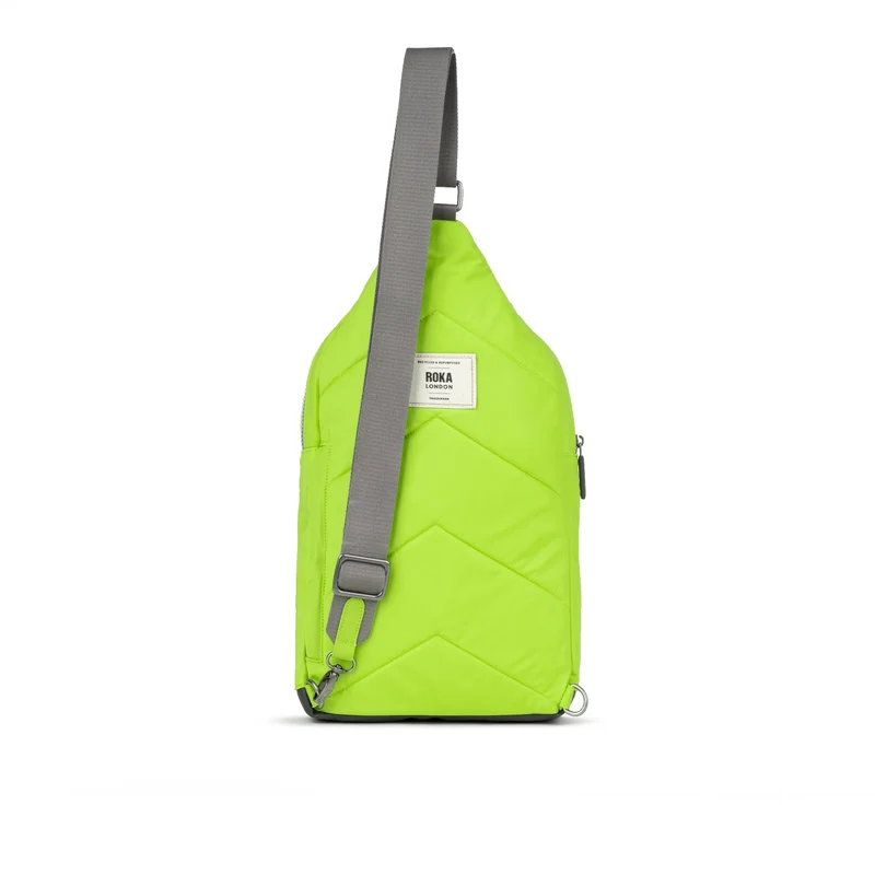 ROKA Willesden B XL Recycling-Nylon-Tasche – Limette