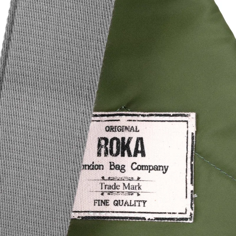 ROKA Willesden B XL Recycling-Nylon-Tasche – Avocado