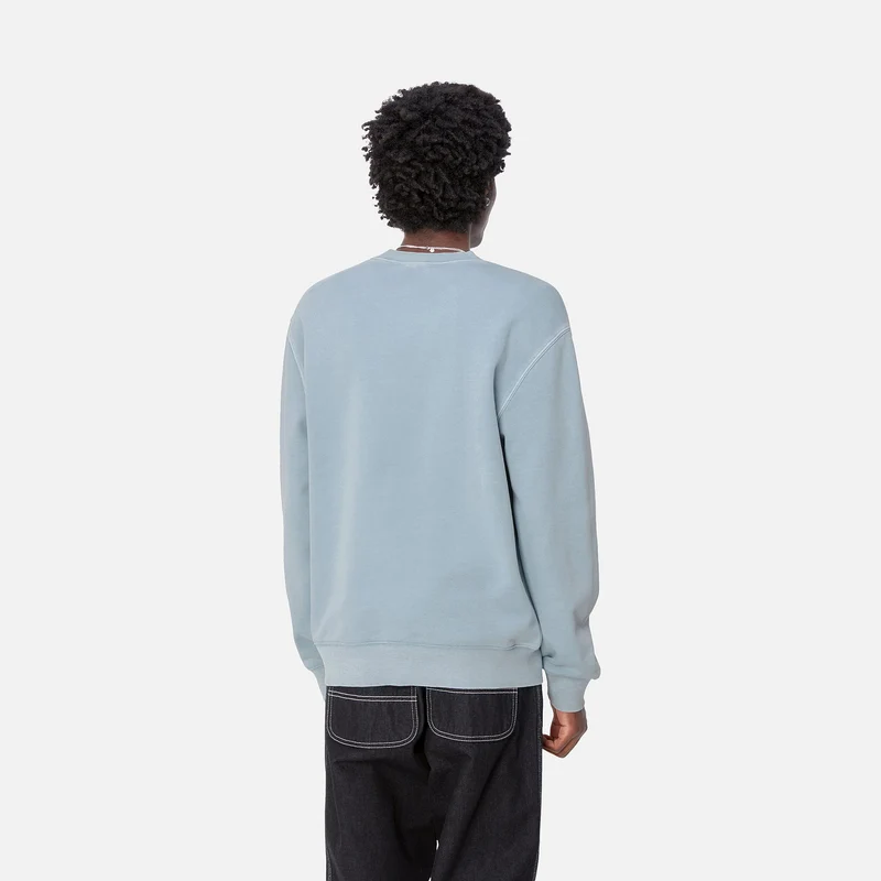 Carhartt WIP Sweat-Oberteil mit Duster-Schriftzug für Herren - Misty Sky