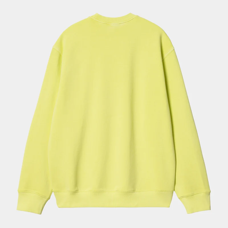 Carhartt WIP Sweat-Oberteil mit Duster-Schriftzug für Herren - Arctic Lime