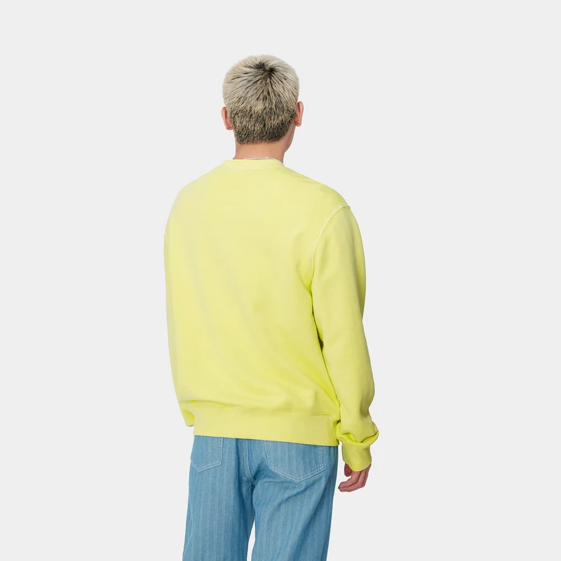 Carhartt WIP Sweat-Oberteil mit Duster-Schriftzug für Herren - Arctic Lime