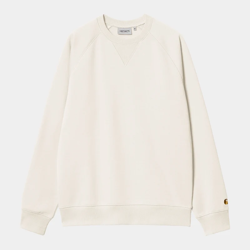 Carhartt WIP Herren Chase Sweat Top - Wachs
